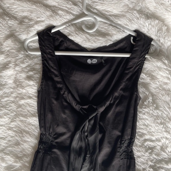 Cheap Monday mini dress in black with tie detail - Picture 5 of 7